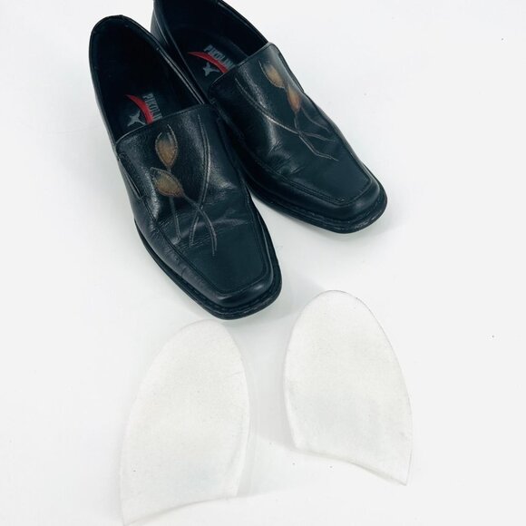 Pikolinos Black Loafers with Leaf Design Size 5 - Picture 12 of 14